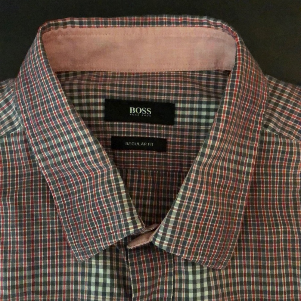 Checkered Button Front Small Str - image 5